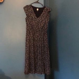 Flowery, flowy, blue Gap dress